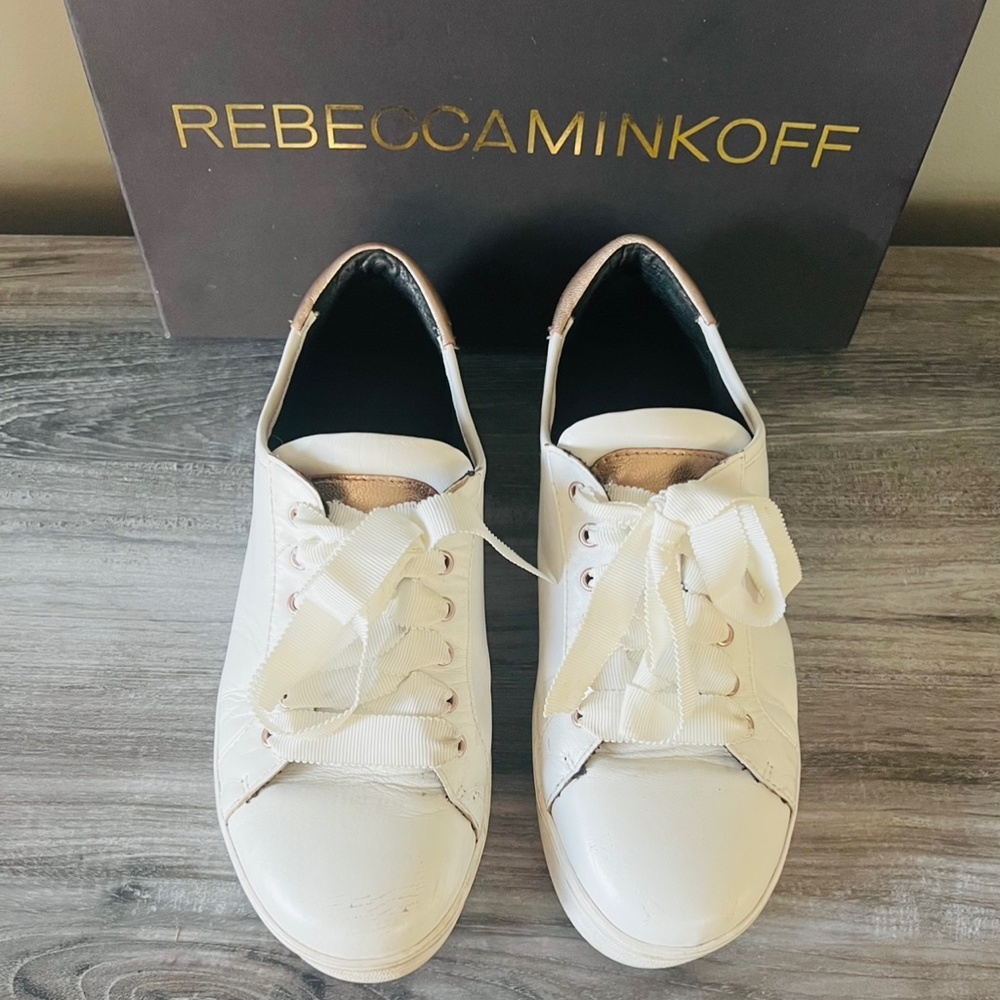 Rebecca Minkoff white sneaker shoes - Picture 6 of 7